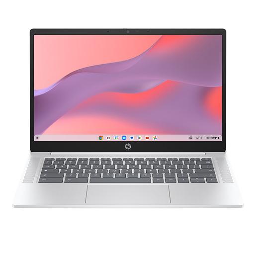 HP Chromebook 14a-nf0010nlx Intel® N N100 35,6 cm (14'') Full HD 8 GB LPDDR5-SDRAM 128 GB UFS Wi-Fi 6E (802.11ax) ChromeOS Argento