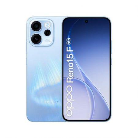 OPPO Reno15 F 5G AI Smartphone, Tripla fotocamera 50+8+2MP, Selfie 50MP, Display 6.57” 120HZ AMOLED FHD+, 6500mAh, RAM 8GB(Esp2GB/4GB/8GB)+ROM 256GB [Ve
