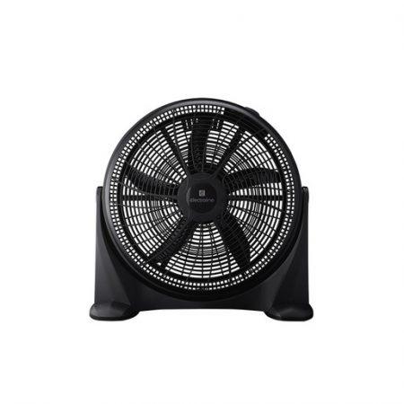 Electroline Ventilatore a piantana 5 pale 50cm adatto a grandi ambienti nero