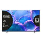 Samsung Crystal UHD 75'' UE75U7000FUXZT 4K, Processore Crystal 4K, HDR, Smart Experience, OTS Lite & Adaptive Sound, Metal Stream Design, Smart TV, 2025