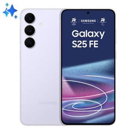 Samsung Galaxy S25 FE, Smartphone AI, Display Dynamic AMOLED 2X 6.7'', Fotocamera 50MP, 8GB RAM, 256GB, Batteria 4.900 mAh, Icyblue