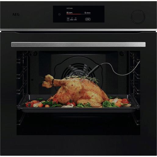 AEG Series 7000 FORNO INCASSO STEAM CRISP (25%vapore) + PIROLITICO + WIFI CLASSE A++ 60 CM TR7PB731ST MADE IN EUROPE