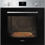 Smeg SF6400S1PZXN forno 65 L Nero, Acciaio satinato Made in Italy
