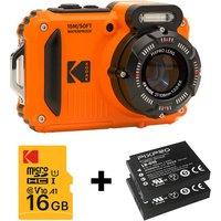 Kodak PIXPRO WPZ2OG6 fotocamera digitale 1/2.3'' Fotocamera compatta 16,76 MP BSI CMOS 4608 x 3456 Pixel Nero, Arancione 1 Kodak PIXPRO WPZ2OG6 fotocamera digitale 1/2.3'' Fotocamera compatta 16,76 MP BSI CMOS 4608 x 3456 Pixel Nero, Arancione