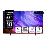 Samsung OLED AI TV 55'' QE55S85HAEXZT 4K, Processore NQ4 AI Gen2, 4K AI Upscaling, Schermo antiriflesso, OLED HDR, Motion Xcelerator 120Hz, Dolby Atmos &