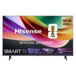 Hisense Smart TV 32'' HD Ready 32A4S, 60Hz, DTS Virtual X, VIDAA OS con 1000+ APP, Game Mode, Wifi, AirPlay2, Works with Alexa, lativù