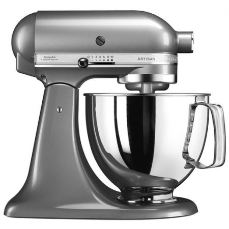 KitchenAid 5KSM125ECU Sbattitore con base 300 W Argento