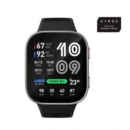 Amazfit Bip Max 5,26 cm (2.07”) AMOLED Digitale 432 x 514 Pixel Touch screen Argento Wi-Fi GPS (satellitare)