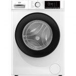 Beko b100 BMX8126DB 8kg classe A bianco, inverter 1200 giri, display XL, oblò nero, vapore