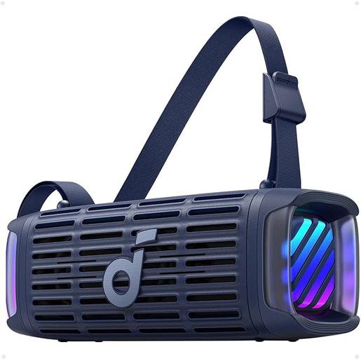 Anker Boom 3i di - Altoparlante robusto 50W, impermeabile IP68 (acqua salata), galleggiante, BassUp 2.0, Bluetooth 5.3, autonomia 16 ore, TWS. Ideale per