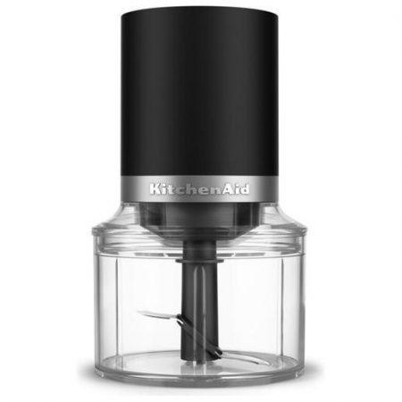 KitchenAid 5KTCR350BM tritaverdure elettrico 0,83 L Nero, Trasparente