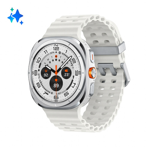 Samsung Galaxy Watch Ultra Smartwatch Galaxy AI, Resistenza estrema, Batteria a lunga durata, Sirena di emergenza, LTE, Cassa in titanio di grado aerospa