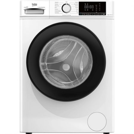 Beko b100 BMX7126DB 7kg classe A bianco, inverter 1200 giri, display XL, oblò nero, funzione vapore