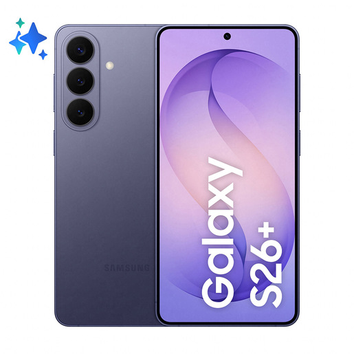 Samsung Galaxy S26+ Smartphone AI, 256GB, Processore avanzato, Assistente Foto, Creative Studio, Camera 50 MP, 4900 mAh, Cobalt Violet