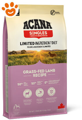 Acana Dog All Breeds Singles Grass Fed Lamb Dog All Breeds Singles Grass Fed Lamb - Sacco Da 6 Kg -