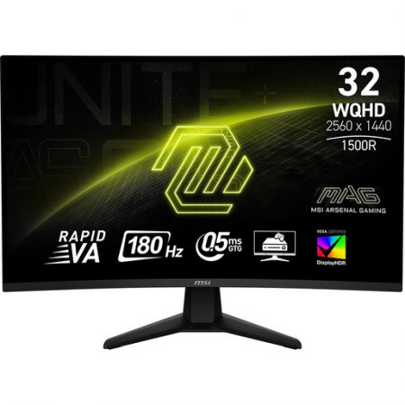 MSI MAG 32CQ6F Monitor PC 80 cm (31.5'') 2560 x 1440 Pixel Wide Quad HD Nero