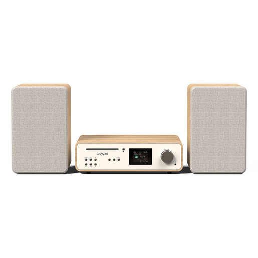Pure 252807 set audio da casa Microsistema audio per la casa 50 W Quercia, Bianco