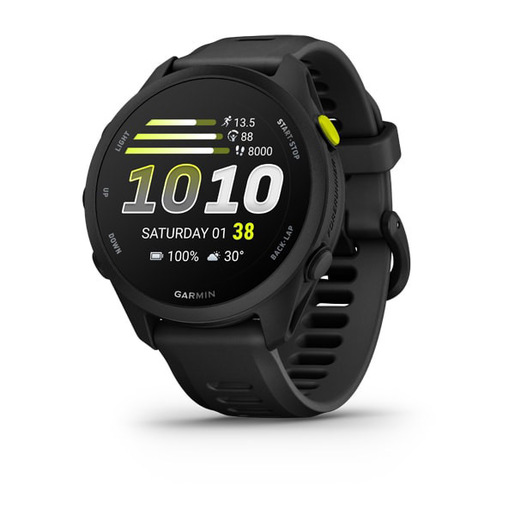 Garmin Forerunner 70 3,05 cm (1.2'') AMOLED 43 mm Digitale 390 x 390 Pixel Touch screen Nero GPS (satellitare)