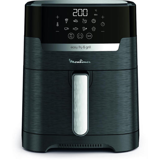 Moulinex EZ5058 Friggitrice Senza Olio e Griglia Elettrica, 4,2 Litri, 1400W