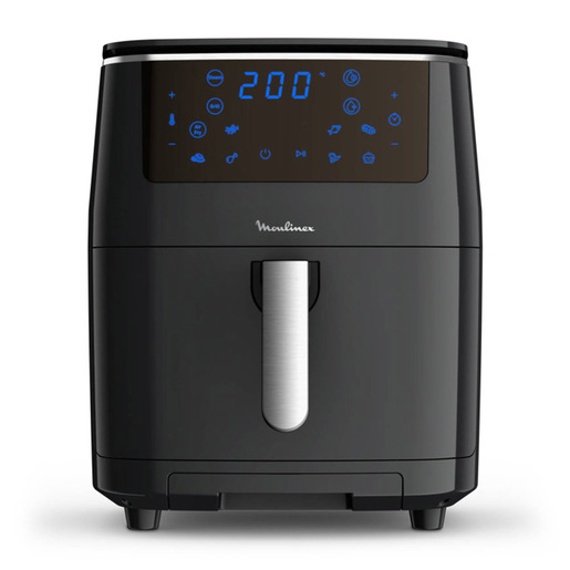 Moulinex AL2018 Friggitrice ad Aria 6,5L, Friggitrice ad Aria Calda, Colore Nero