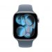 Apple Cinturino Sport blu salmastro (46 mm) - M/L