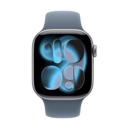 Apple Cinturino Sport blu salmastro (42 mm) - M/L