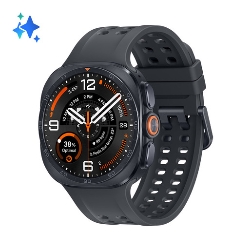 Samsung Galaxy Watch Ultra2, 47 mm, Titanium Gray, LTE, design resistente, 800mAh, IP69K, luminosità 5000nit, trail run, diving, 10 ATM, SOS, punteggio e