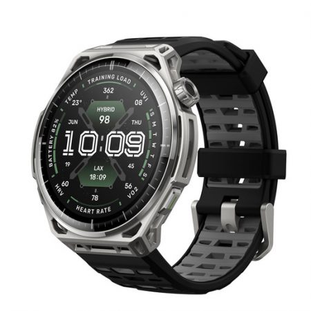 Amazfit Balance 3 3,81 cm (1.5”) AMOLED 51 mm Digitale 480 x 480 Pixel Touch screen Acciaio inox Wi-Fi GPS (satellitare)