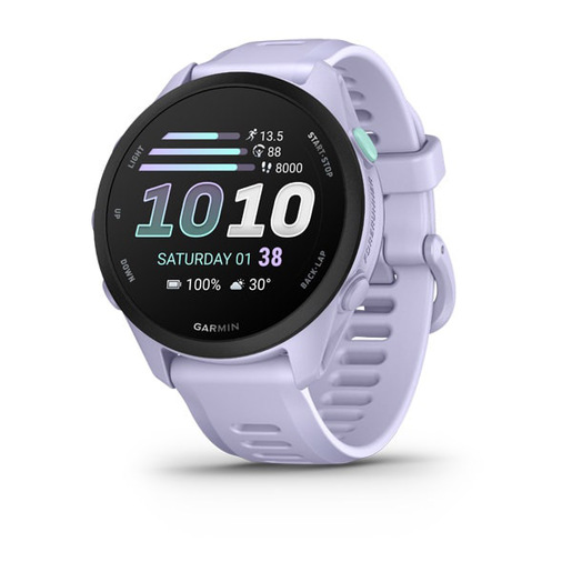 Garmin Forerunner 70 3,05 cm (1.2'') AMOLED 43 mm Digitale 390 x 390 Pixel Touch screen Lavanda GPS (satellitare)