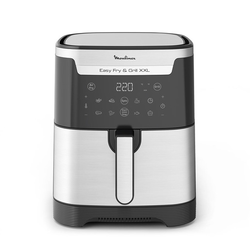 Moulinex Easy Fry & Grill XXL, Friggitrice ad Aria 6.5L/2kg, Duplice Cottura, Divisore Rimovibile FlexCook, Intelligent Syncronization