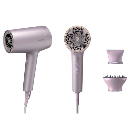 Philips Serie 7000 Asciugacapelli rosa con tecnologia ThermoShield Advanced BHD723/10