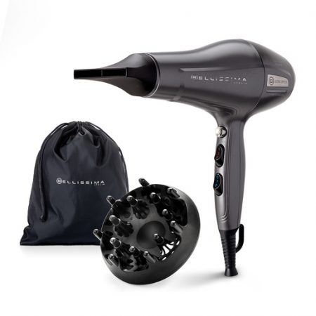 Beauty, Hair Dryer, Appliance, Blow Dryer, Device, Electrical Device Bellissima 11859 asciuga capelli 2200 W Grigio, Argento