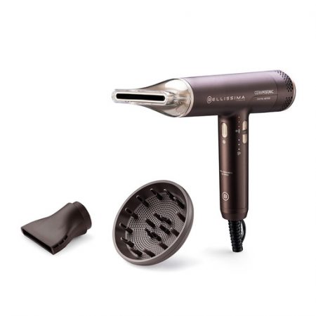 Bellissima Ceramisonic Asciugacapelli, Motore Digitale ad alta velocità, ultraleggero, con tecnologia Tecnologia Ion Ceramic Hi-Pro, ioni, 3 velocità, 3