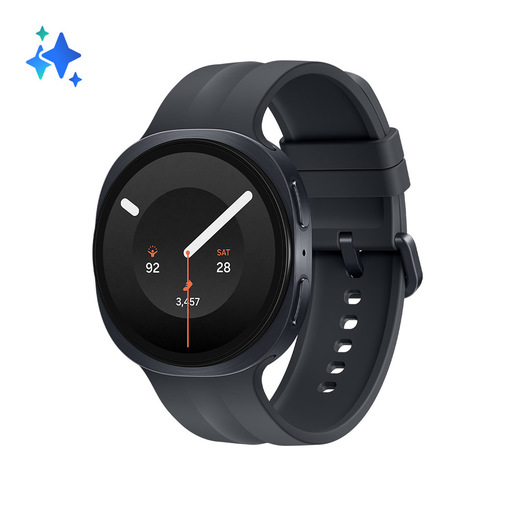 Samsung Galaxy Watch9, 44mm, Graphite, Design sottile anti-urto, guida al sonno, coaching salute, benessere cardiaco, batteria da 445 mAh, Snapdragon Wea