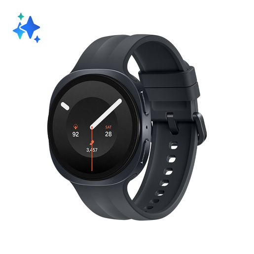 Samsung Galaxy Watch9, 40mm, Graphite, Bluetooth, Design sottile anti-urto, guida al sonno, coaching salute, benessere cardiaco, batteria da 390 mAh, Sna