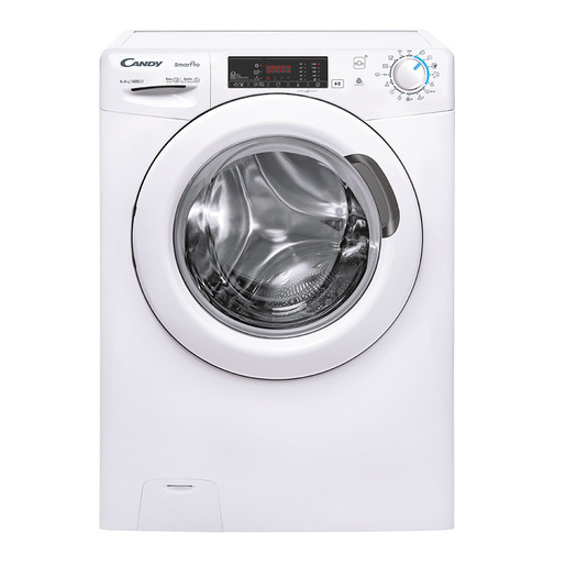 Candy Smart Pro, Lavasciuga Slim 6+4 KG, Classe C, 1400 giri, Bianco, Vapore, Wi-Fi, CSHW 4645TW3/1-S