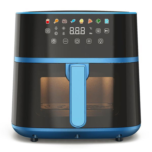 Tognana Porcellane D2DFA12IRZU friggitrice Singolo 6 L Indipendente 1700 W Friggitrice ad aria calda Nero, Blu