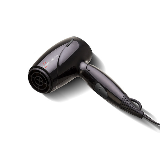 GA.MA Phon da viaggio Eolic Mini: Phon da viaggio, leggero e silenzioso, 1600 W, Motore DC Ultraleggero, componenti interni in tormalina, 4 combinazioni