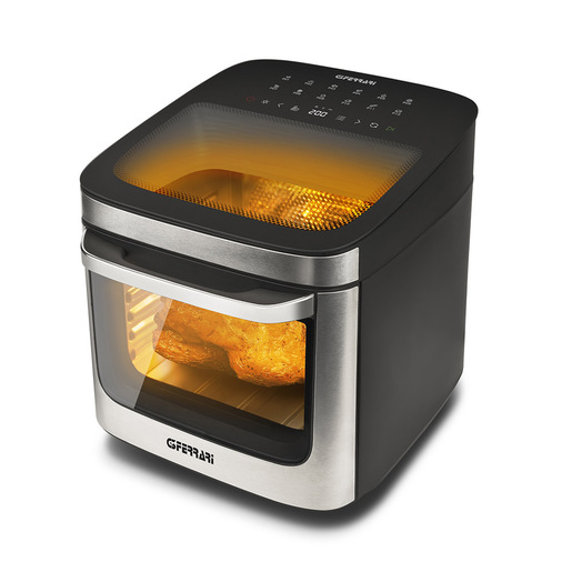 G3 Ferrari Friggisano LUX 13 Singolo 13 L Indipendente 1800 W Friggitrice ad aria calda Nero, Acciaio inox