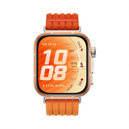 Huawei WATCH Fit 5 Pro 4,88 cm (1.92”) AMOLED 44.5 mm Digitale 480 x 408 Pixel Touch screen Oro GPS (satellitare)
