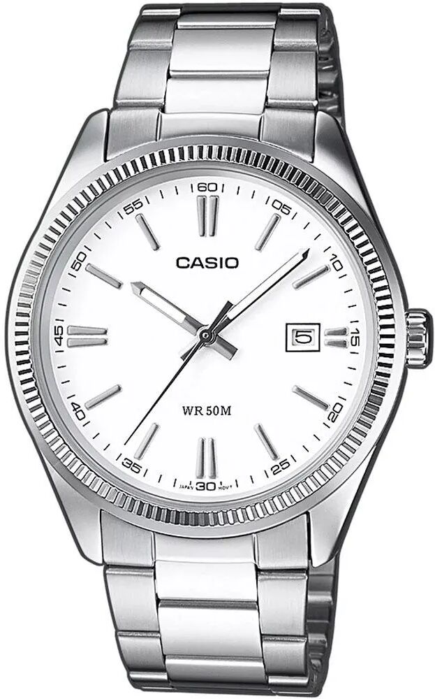 Casio Orologio da polso, Mtp-1302pd-7a1vef, Argento, (Orologio da polso analogico, 38.50 mm)