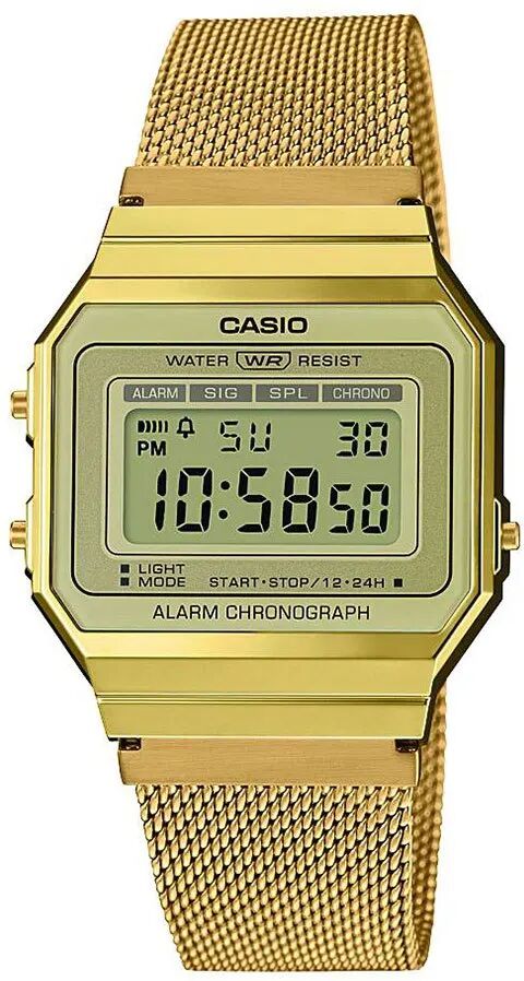 Casio Orologio da polso, A700WEMG-9AEF, Oro, (Orologio digitale, 38.60 mm)