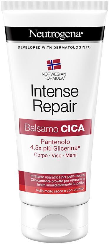 KENVUE ITALIA SPA Neutrogena Intense Repair Balsamo Cica - Crema idratante per pelle secca di corpo, viso e mani - 100 ml
