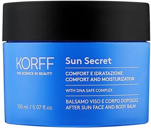Korff Sun Secret Balsamo Viso E Corpo Doposole 150 ml Crema