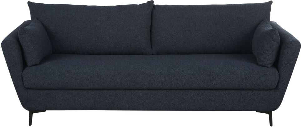 Maisons du Monde Divano 3 posti in bouclé blu notte 218x81x88cm