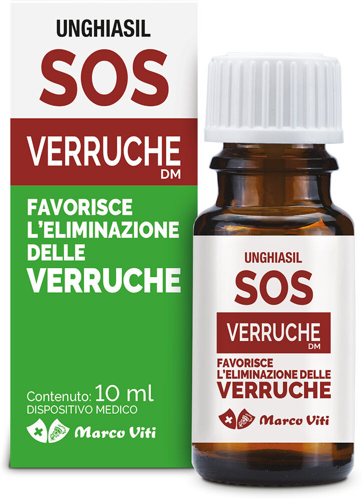 Unghiasil Sos Verruche Per Trattamento Verruche 10 Ml