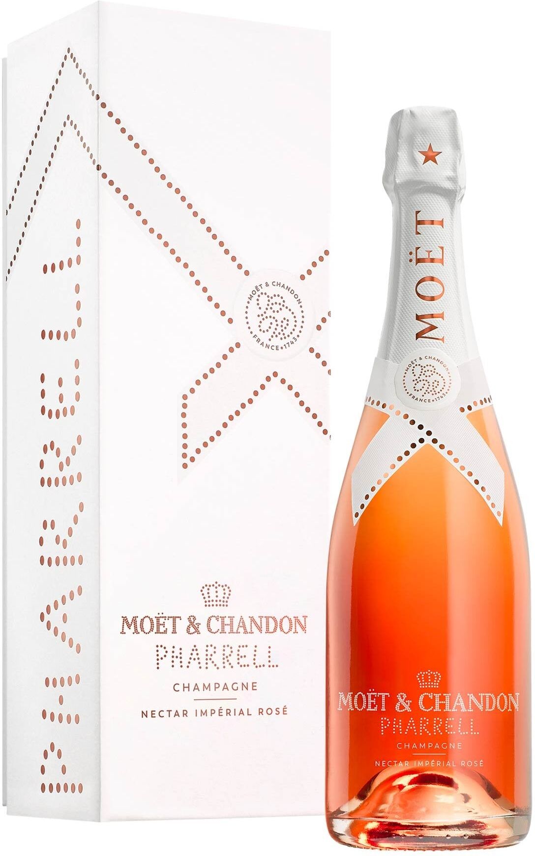 Moët & Chandon Champagne Demi-Sec Rosé “Nectar Imperial Pharrell Williams” Limited Edition
