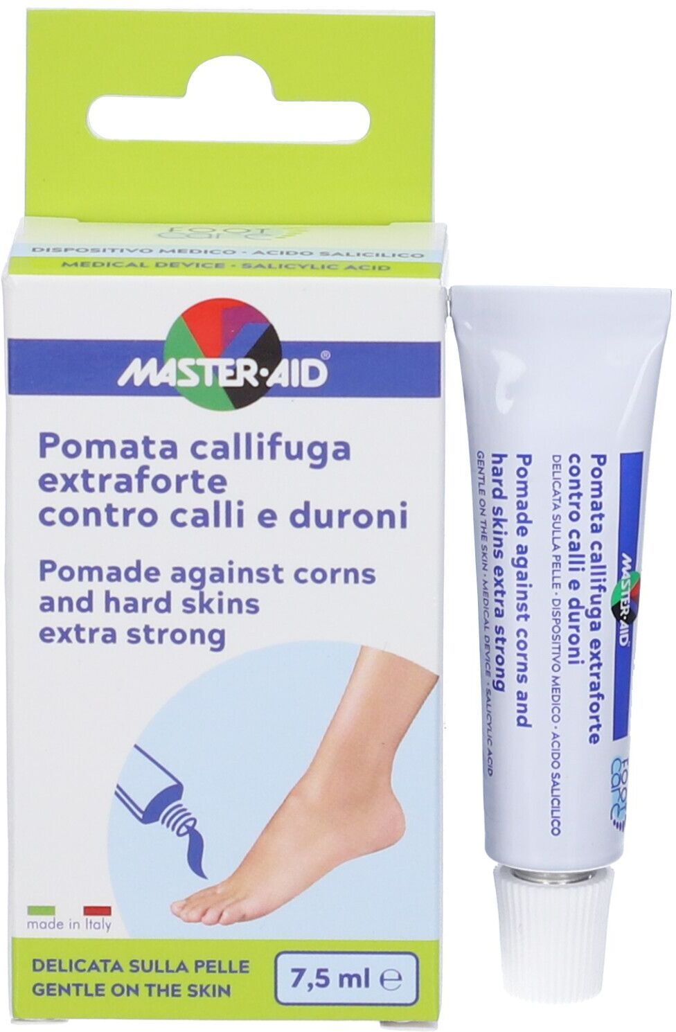 Pietrasanta Pharma Spa Master-Aid, Pomata Callifuga Extraforte per Calli e Duroni, 7,5 ml