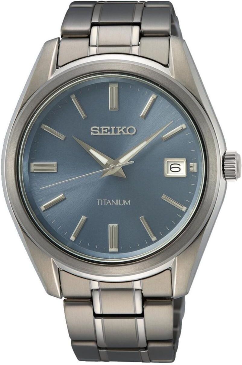 Seiko Orologio da polso, quarzo, Grigio, (Orologio da polso analogico, 40 mm)