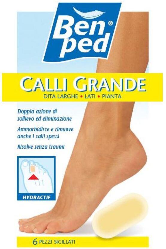 Sixtem Life Srl Benped Calli Grande - Set da 6 per il Trattamento dei Calli 1 Sixtem Life Srl Benped Calli Grande - Set da 6 per il Trattamento dei Calli
